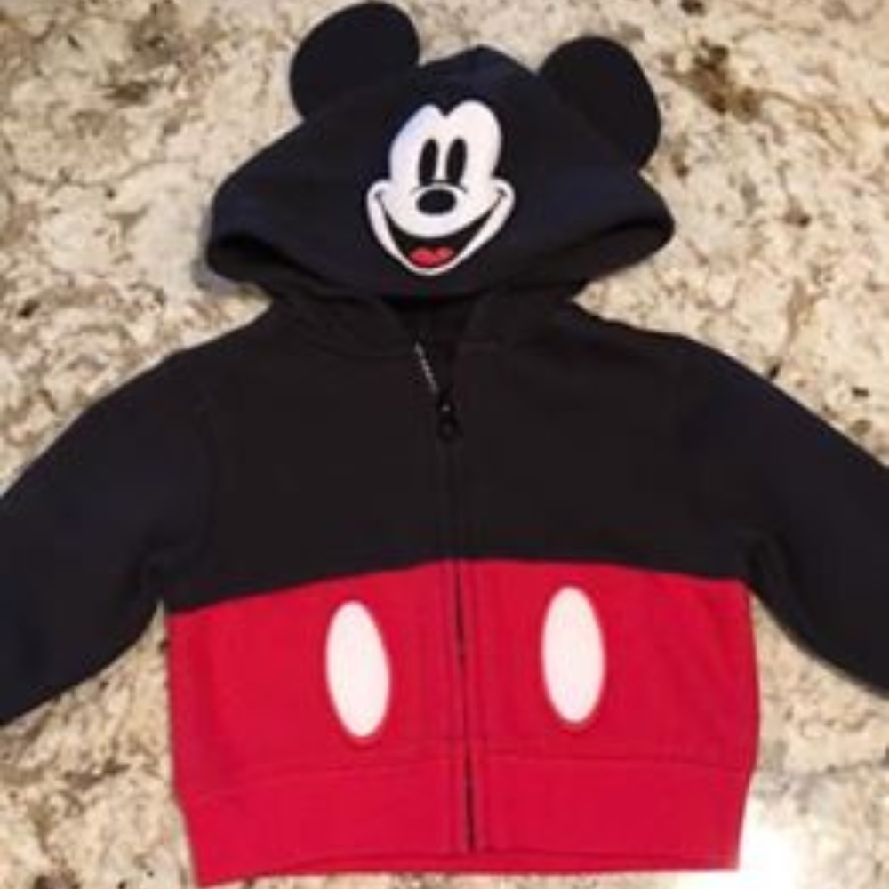 Mickey Mouse Hooded Sweatshirt Brand New